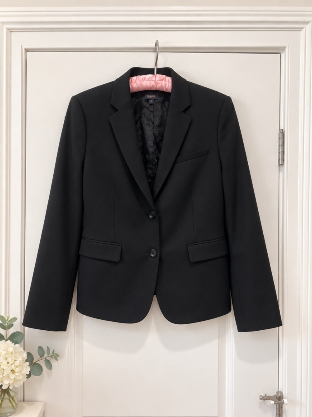 Brooks Brothers Classic Fit 100% Wool Black Blazer Size 10